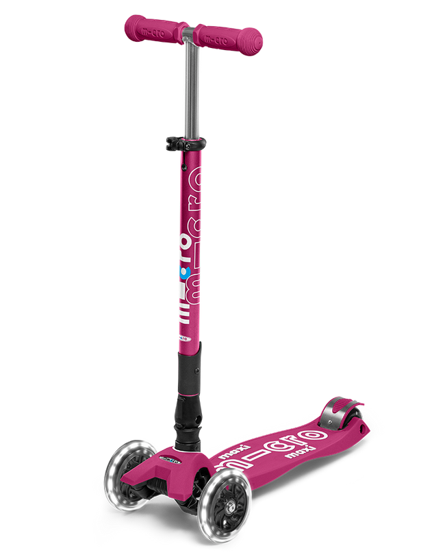Maxi Micro Deluxe Foldable LED Berry Red MMD095