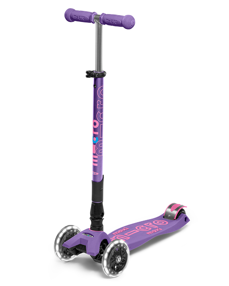 Maxi Micro Deluxe Foldable LED Purple MMD100
