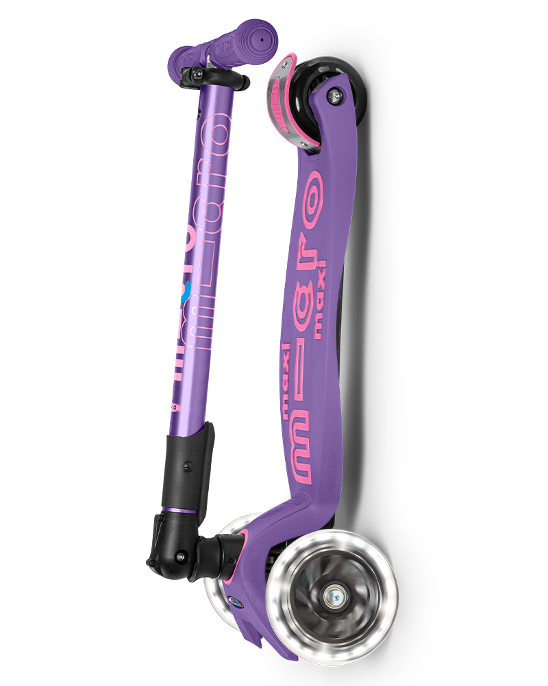 Maxi Micro Deluxe Foldable LED Purple MMD100