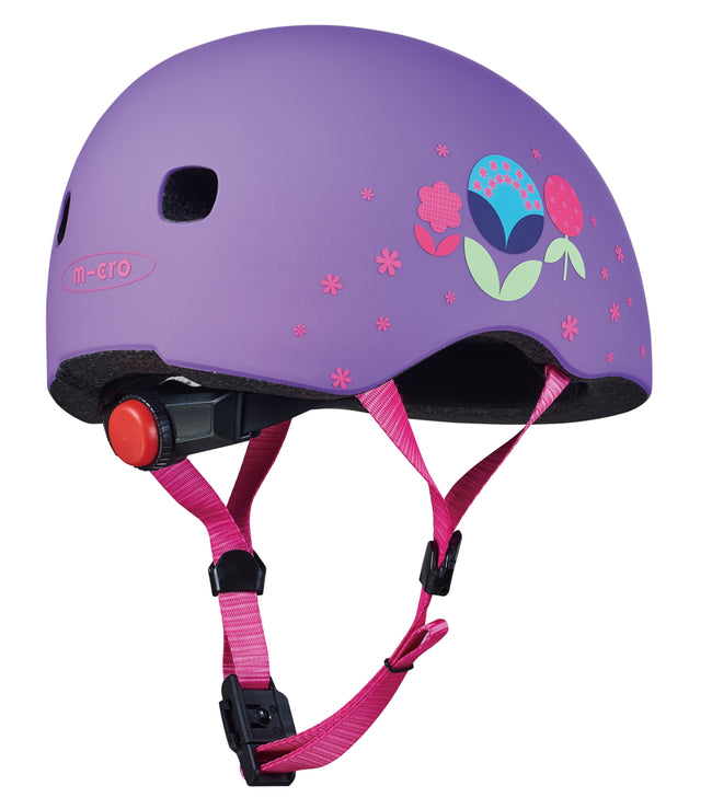 Micro PC Deluxe Helmet Floral Purple (M) AC2085BX