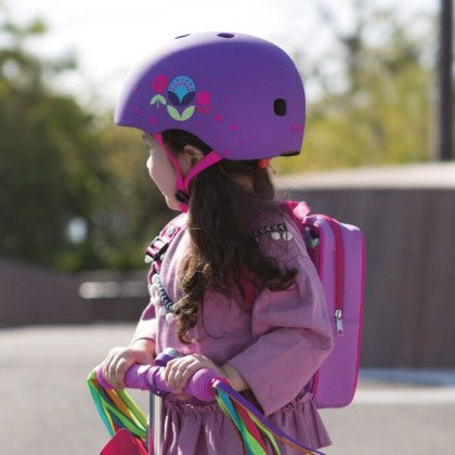 Micro PC Deluxe Helmet Floral Purple (M) AC2085BX