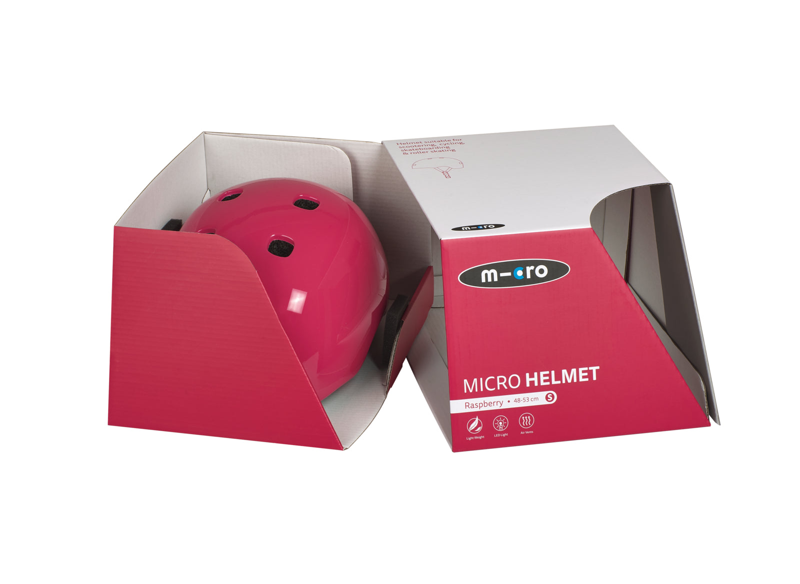 Micro PC Deluxe Helmet Raspberry (M) AC2081BX