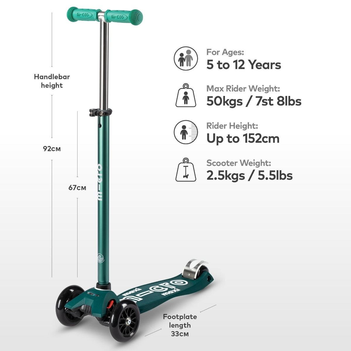 Maxi Micro Deluxe ECO Green MMD122