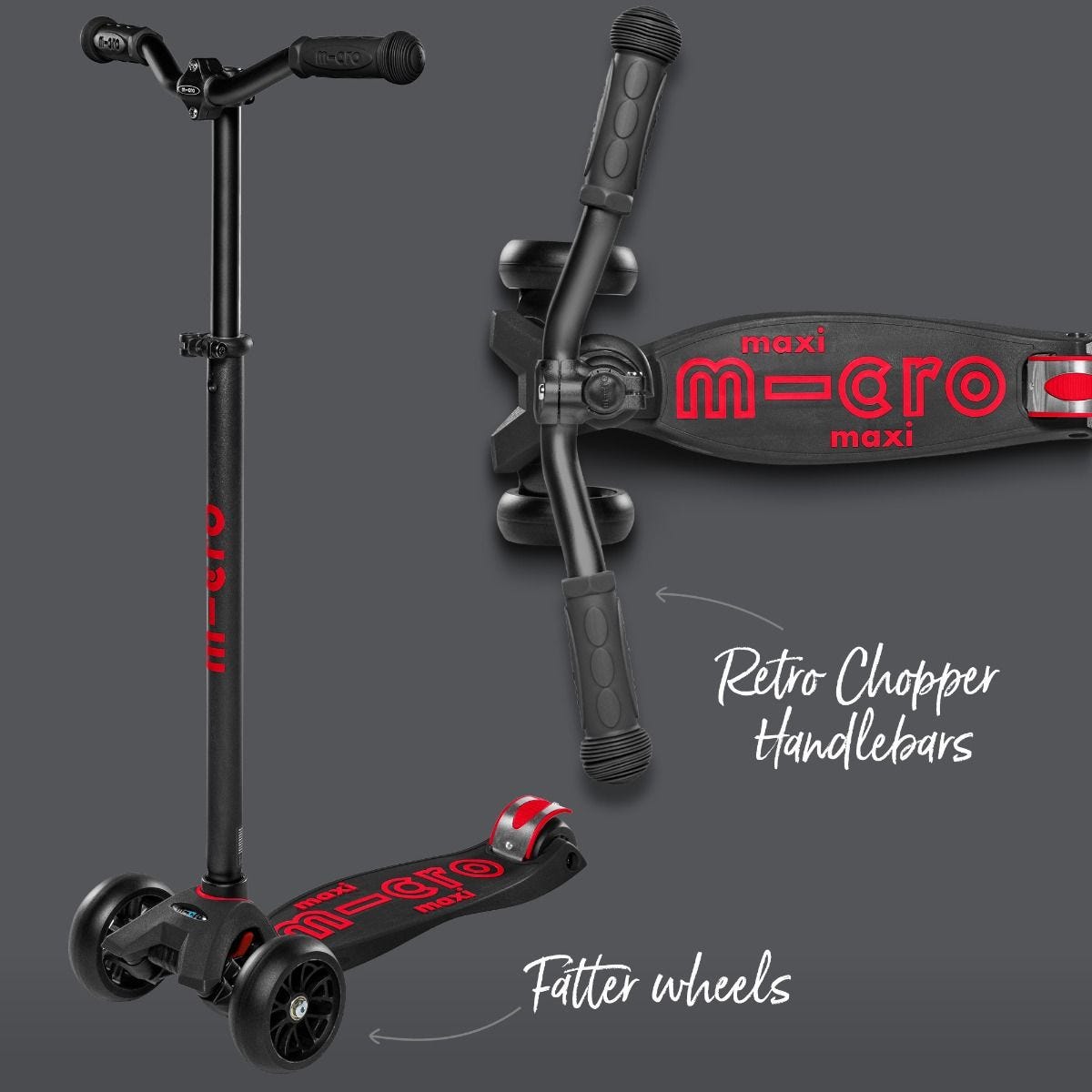 Maxi Micro Deluxe Pro Grey/Aqua MMD088