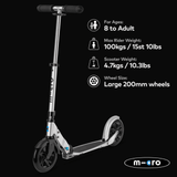 Micro Scooter Matt Silver SA0241