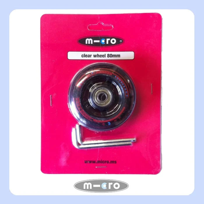 Clear Wheel 80mm