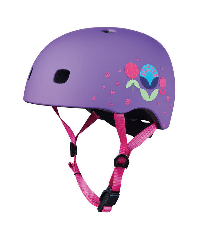 Micro PC Deluxe Helmet Floral Purple Small AC2084BX